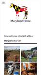 Mobile Screenshot of marylandhorse.com